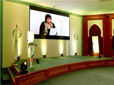 د.إيناس عبد الدايم، وزيرة الثقافة  في كلمتها عبر تقنية الاتصال المرئي