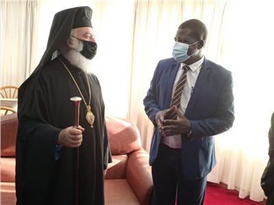 البابا ثيودورس يلتقي عمدة مدينة غولو باوغندا 