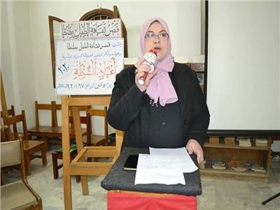سونيا السنطاوي مديرة قصر ثقافة الطفل بطنطا