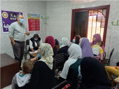 الكشف على 1154 مريض خلال يومين بالقافلة الطبية العلاجية بقرية كفر المحمدية بالدقهلية