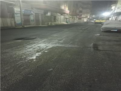 رصف شوارع منطقة شركة قلتة بحي غرب ضمن خطة الرصف في أسيوط 