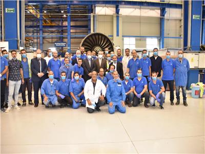 رئيس شركة مصر للطيران للصيانة:  مجمع  الصيانه يضم 12 وحدة إنتاجية لفك أجزاء المحرك
