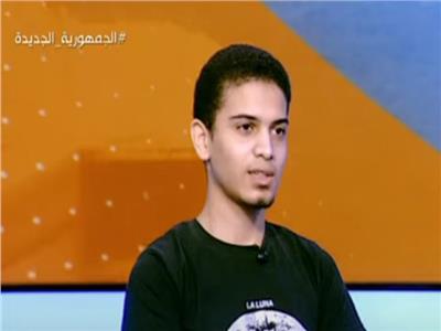 الطالب زياد سامي، أحد المشاركين في مسابقة تطبيقات برامج مايكروسوفت