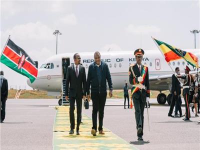  الرئيس الكيني مع رئيس وزراء أثيوبيا 