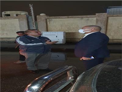 نائب محافظ القاهرة يتابع  تصريف الأمطار  بالشوارع  