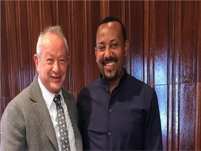  رئيس وزراء إثيوبيا ونجيب ساويرس