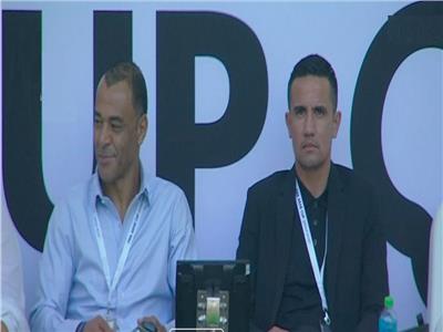تيم كاهل وكافو يحضران مباراة مصر ولبنان