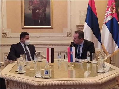 سفير مصر في بلجراد ورئيس الجمعية الوطنية الصربية 