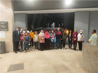 زيارة مدرسة التربية الفكرية لمتحف شرم الشيخ