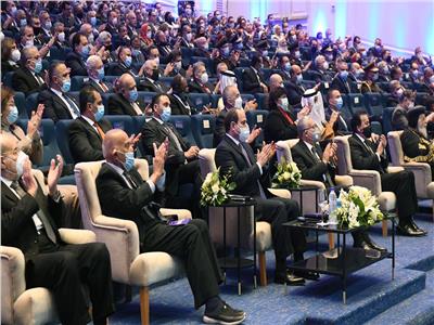 الرئيس السيسي خلال حضوره فعاليات منتدى التعليم العالي