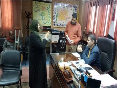 لقاء رئيس مدينة أشمون مع المواطنين
