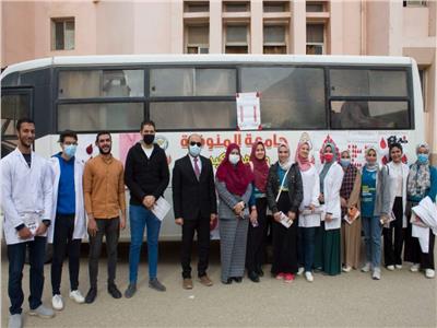 حملة للتبرع بالدم لطلاب صيدلة المنوفية  