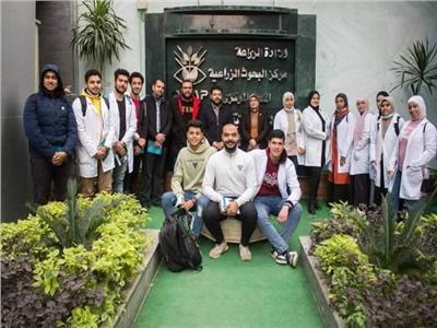 معهد متبقيات المبيدات يستقبل طلاب زراعة القاهرة
