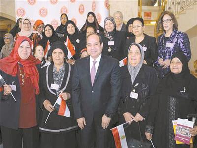  دعم الرئيس السيسى للمرأة المصرية