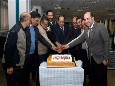 الكاتب الصحفي أحمد جلال خلال الاحتفال 