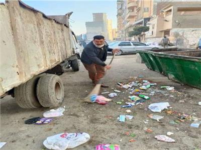 حملات مكثفة لازاله تراكمات القمامه من مدن الشرقيه