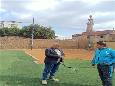 إنشاء ملعب خماسي بسندبيس 