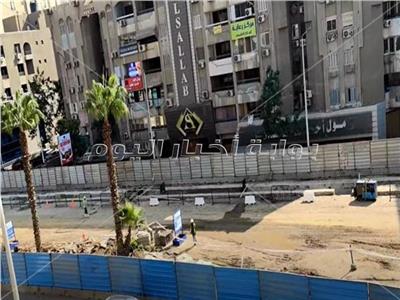 أعمال الغلق الكلي لشارع الأهرام لمتابعة تنفيذ أعمال الخط الرابع لمترو الأنفاق
