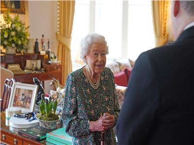 استقبال الملكة البريطانية للميجور جنرال إلدون ميلار