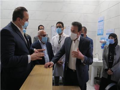 زيارة ميدانية لإحدى المنشآت الصحية التابعة للهيئة بمحافظة بورسعيد