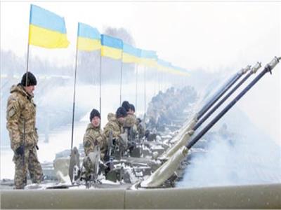 قوات أوكرانيا على الحدود مع روسيا