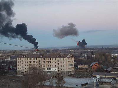 صورة من القصف الروسي على أوكرانيا
