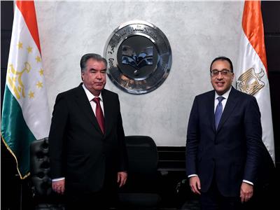  رئيس الوزراء مع رئيس جمهورية طاجيكستان