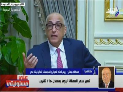 مصطفى جمال، رئيس قطاع الأموال والمؤسسات المالية في بنك مصر