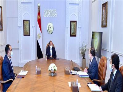 الرئيس السيسي خلال الاجتماع