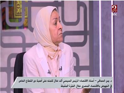 الدكتورة يمن الحماقي أستاذ اقتصاد بجامعة عين شمس