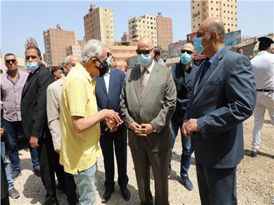 محافظ القاهرة يتفقد موقف المرج الإقليمي