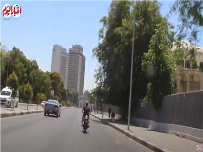 سيولة مرورية في شوارع القاهرة 