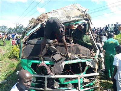  تحطم حافلة ركاب غرب أوغندا