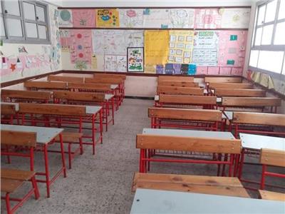 مدارس إدارة كفر البطيخ جاهزة لامتحانات النقل بدمياط 