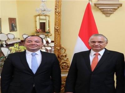 السفير المصري مع وزير خارجية كوستكاريكا