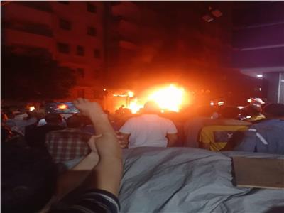 اندلاع حريق بمحل أدوات كهربائية بالإسكندرية