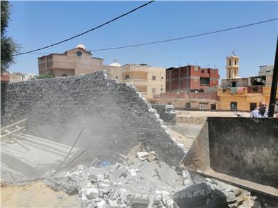 حملات موسعة لإيقاف أعمال البناء المخالف  بأحياء الإسكندرية