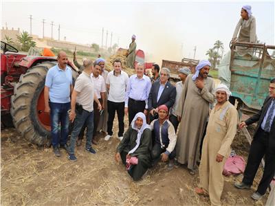 محافظة المنيا تقترب من تحقيق المستهدف من توريد محصول القمح 