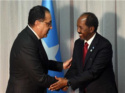 الرئيس الصومالي يستقبل الدكتور مصطفى مدبولي رئيس الوزراء