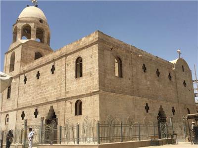 تفقد مشروع تطوير دير وكنيسة جبل الطير بمحافظة المنيا