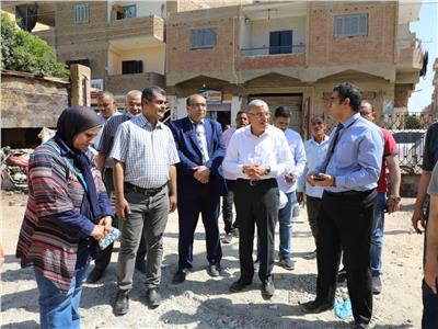 محافظ المنيا يتابع أعمال إنشاء مستشفى بني مزار ومطاى المركزى