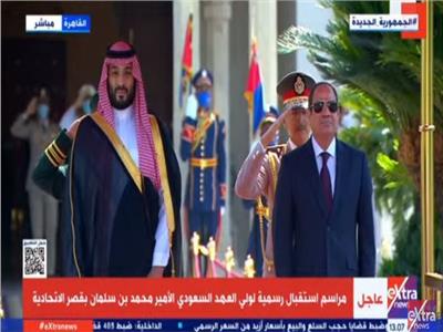 الرئيس عبد الفتاح السيسي وولى العهد السعودي