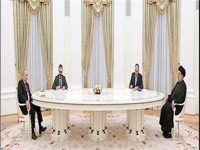بوتين ونظيره الإيرانى إبراهيم رئيسي فى لقاء بموسكو يناير الماضى 
