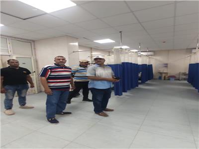  رئيس أشمون يتفقد سير العمل بالمستشفى العام