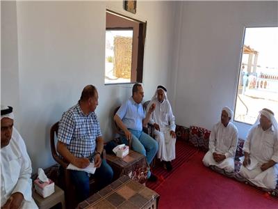 محافظ شمال سيناء يزور قرية نجع شبانة