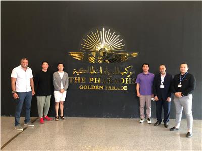 المتحف القومي للحضارة يستقبل فريق النسور السوداء الكوري