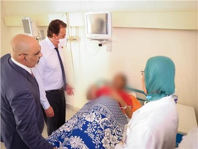 وزير الصحة يتفقد مستشفى أبوقير العام 
