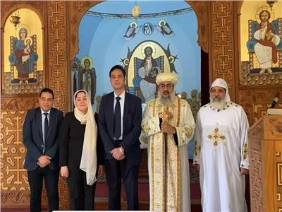السفير المصري في بوليفيا يزور الكنيسة
