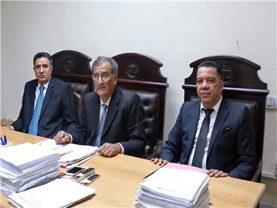 هيئة المحكمة برئاسة المستشار سرور محمد أحمد برغل
