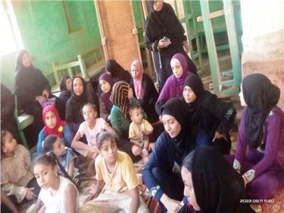 تنظيم 20 من جلسات الدوار ضمن فعاليات المشروع القومى لتنمية الأسرة المصرية باسوان